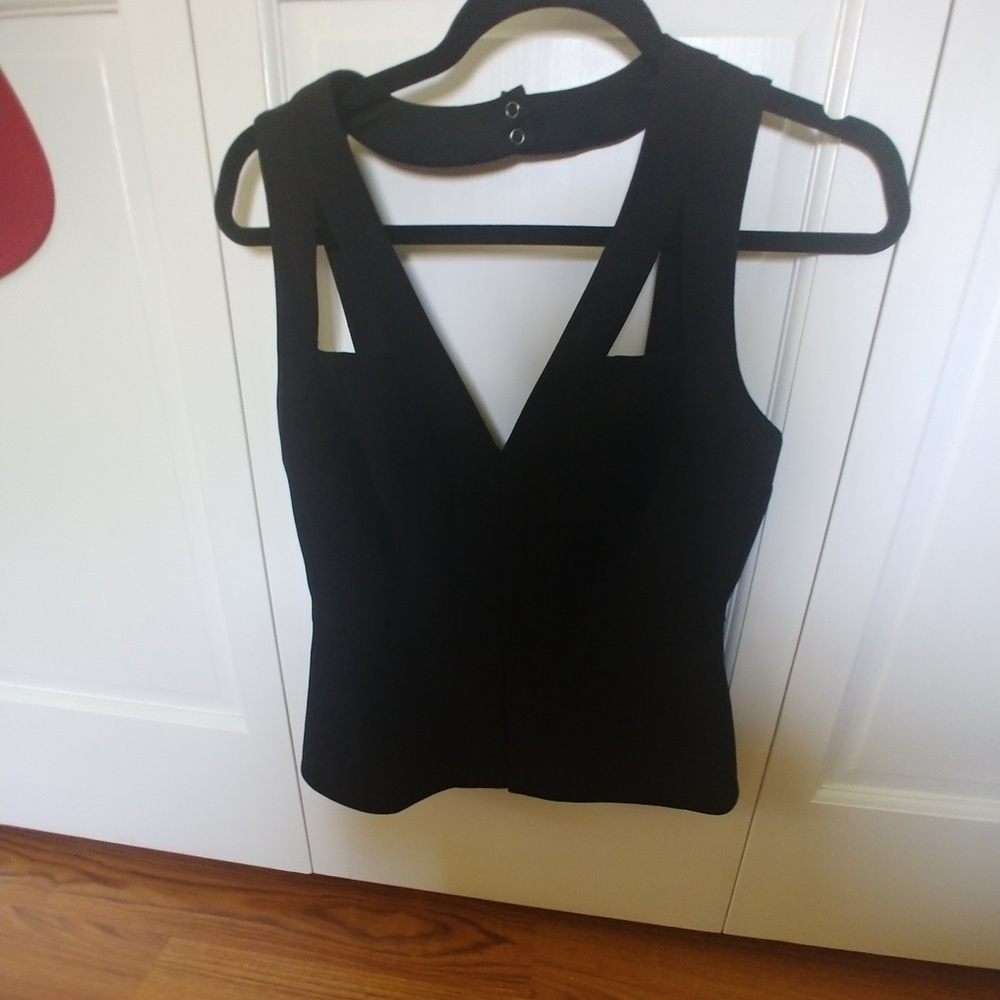 BCBGMaxAzria Hailee peplum top